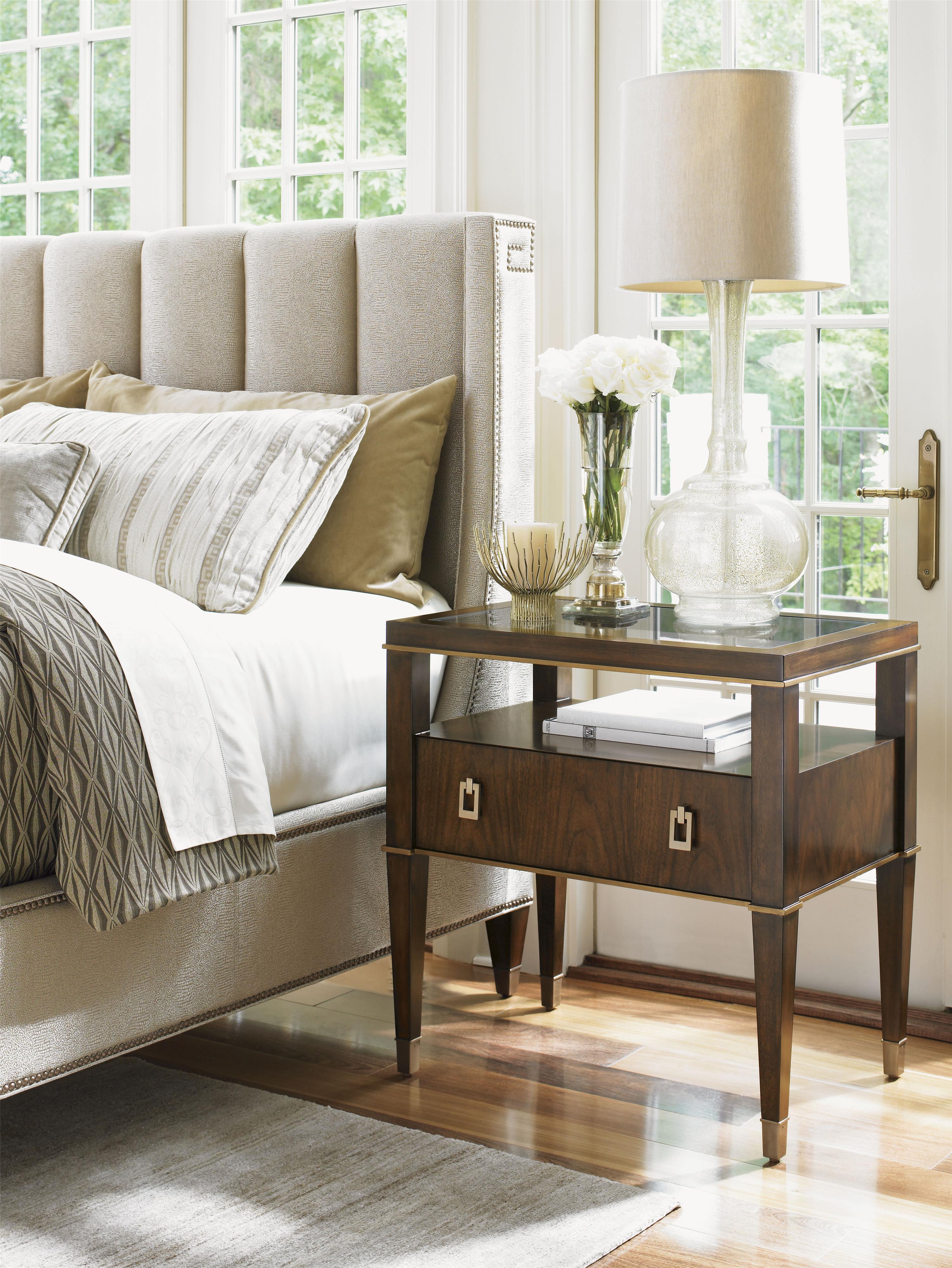 Lexington Tower Place 706622 Contemporary Copley Nightstand with Open